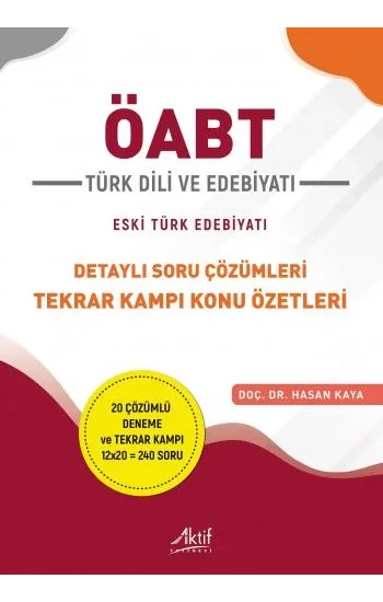 ÖABT Türk Dili ve Edebiyatı - Eski Türk Edebiyatı
