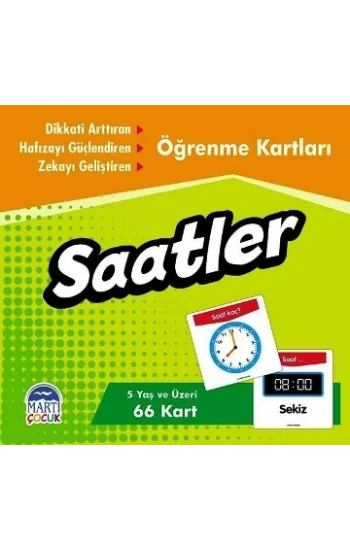 Öğrenme Kartları - Saatler