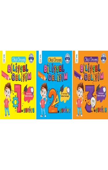 Okul Öncesi Bilişsel Gelişim  Seti  (3 Kitap)