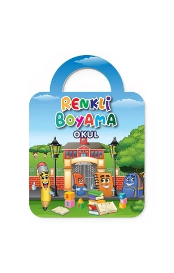 Okul - Renkli Boyama