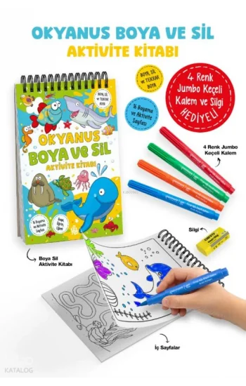 Okyanus – Boya ve Sil Aktivite Kitabı
