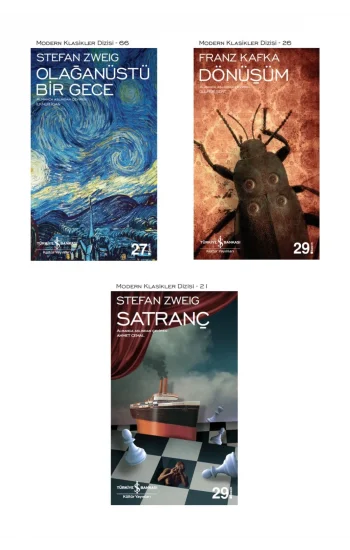 Olağanüstü Bir Gece + Dönüşüm + Satranç- 3 Kitap Set - Iş Bankası Özel Set Olağanüstü Bir Gece Kitab