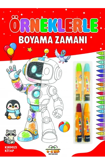 Örneklerle Boyama Zamanı - Kırmızı Kitap