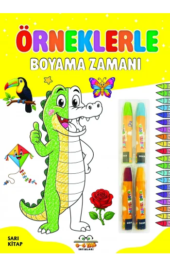 Örneklerle Boyama Zamanı - Sarı Kitap