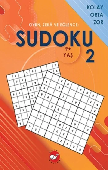Oyun, Zeka Ve  Eğlence- Sudoku 2 Kolay, Orta, Zor 9+ Yaş