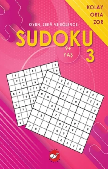 Oyun, Zeka Ve Eğlence- Sudoku 3 Kolay, Orta, Zor
