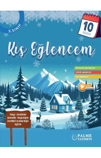 Palme 5.Sınıf 10 Günde Kış Eğlencem (Yarıyıl Tatil Kitabı)
