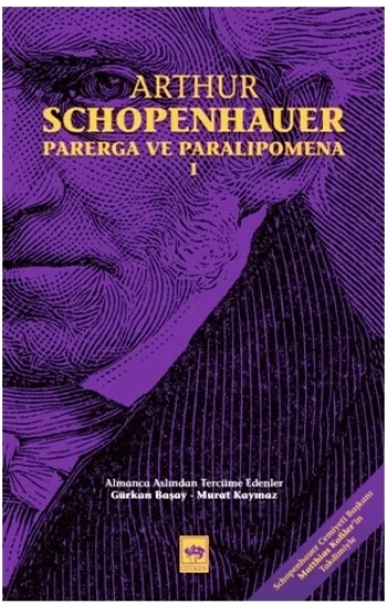 Parerga ve Paralipomena Cilt 1