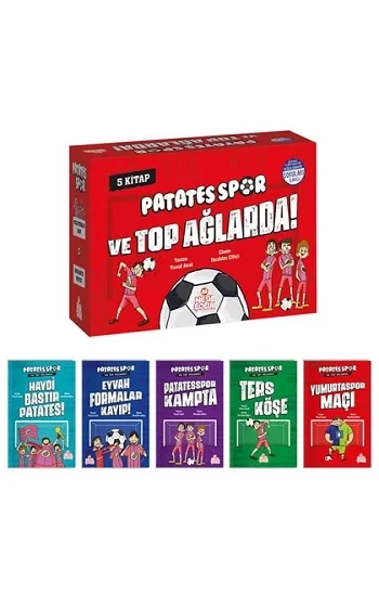 Patatesspor Ve Top Ağlarda (5 Kitap+Soru Kitapçığı)