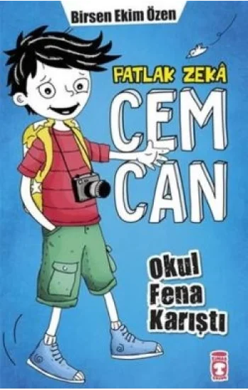 Patlak Zeka Cemcan - Okul Fena Karıştı (Fleksi Cilt)