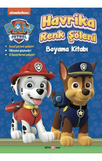 Paw Patrol Havrika Renk Şöleni Boyama Kitabı
