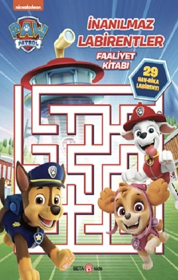 Paw Patrol İnanılmaz Labirentler Faaliyet Kitabı