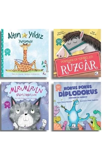 Pedagog Onaylı Uyku Vakti Hikayeleri Seti 1 (4 Kitap)