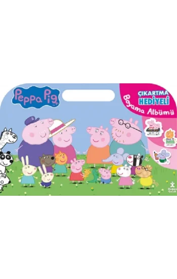Peppa Pig Çıkartma Hediyeli Boyama Albümü