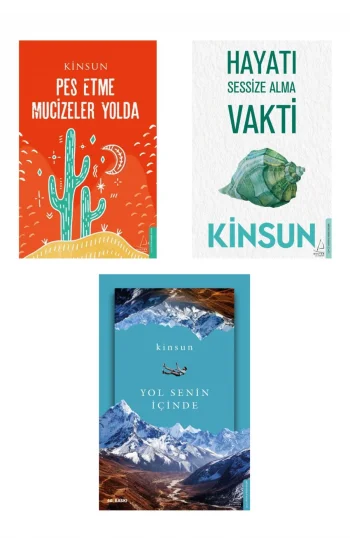Pes Etme Mucizeler Yolda + Hayatı Sessize Alma Vakti + Yol Senin Içinde- 3 Kitap Set