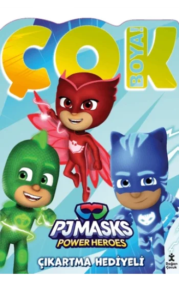 Pjmask Çok Boya! Çıkartmalı Dev Boyama Kitabı