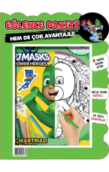 Pjmasks 2li Boyama - Eğlence Paketi