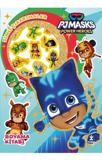 Pjmasks Power Heroes - Star Simli Çıkartmalı Boyama Kitabı