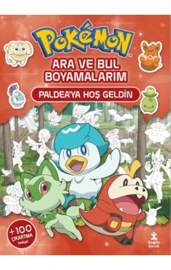 Pokemon - Ara ve Bul Boyamalarım –  Paldea’ya Hoş Geldin
