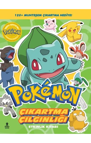 Pokemon - Bulbasaur Çıkartma Çılgınlığı Etkinlik Kitabı