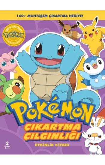 Pokemon - Squirtle Çıkartma Çılgınlığı Etkinlik Kitabı