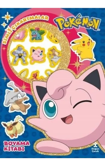 Pokemon - Star Simli Çıkartmalı Boyama Kitabı