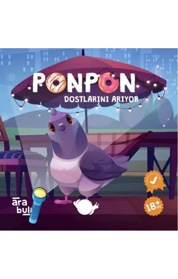 Ponpon Dostlarını Arıyor - Fenerli Ara Bul Kitabı 18 + Ay