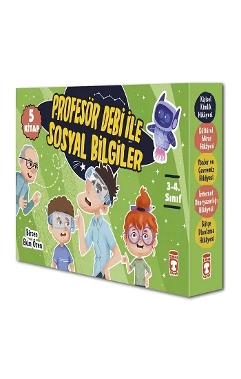 Profesör Debi İle Sosyal Bilgiler Set (5 Kitap)