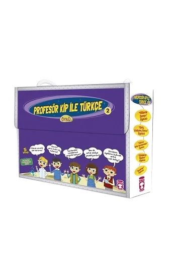 Profesör Kip İle Türkçe 2 Set - (5 Kitap)