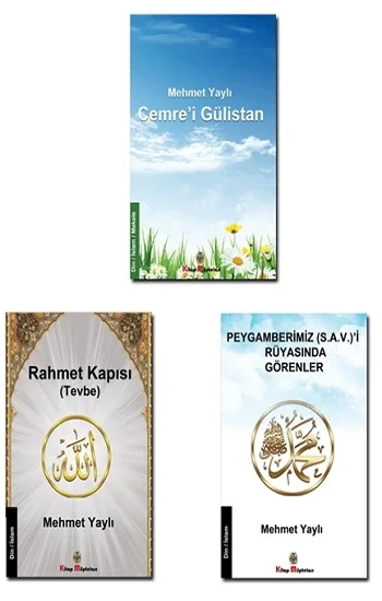 Rahmet Kapısı (Tevbe) - Rüyasında Peygamberimiz (S.A.V.)i Görenler - Cemrei Gülistan Dini Kitap Seti (3 Kitap)