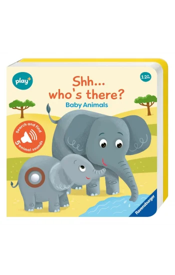 Ravensburger Play+ Infant & Toddler - Shhh...Whos There?: Baby Animals