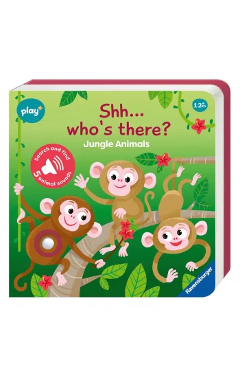 Ravensburger Play+ Shh...Whos There: Jungle Animals - My First Look and Find