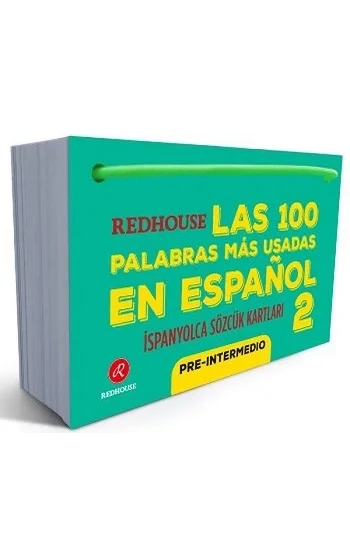 Redhouse Las 100 Palabras Mas Usadas En Espanol-2 (İspanyolca Dil Kartları)