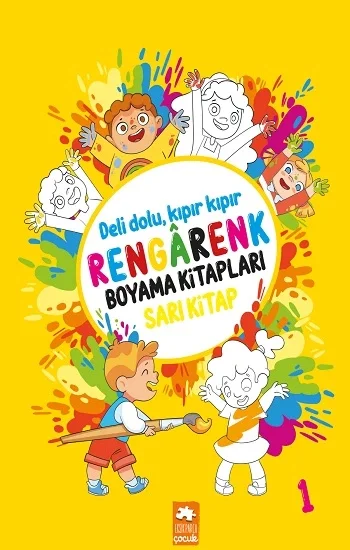 Rengarenk Boyama Kitapları - Sarı Kitap