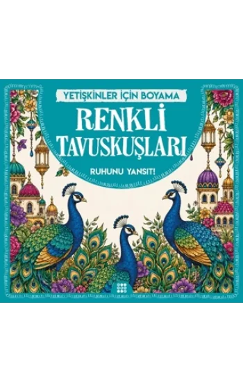 Renkli Tavuskuşları & Yetişkinler için Boyama