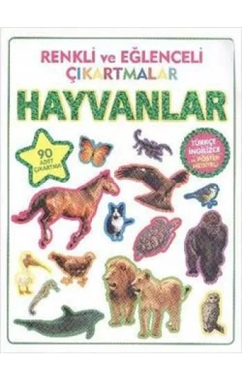 Renkli ve Eğlenceli Çıkartmalar - Hayvanlar (Animals)