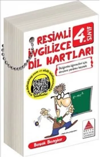 Resimli İngilizce Dil Kartları 4. Sınıf
