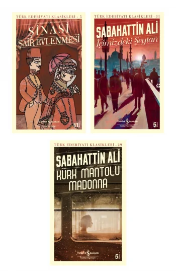 Şair Evlenmesi (günümüz Türkçesiyle) + Içimizdeki Şeytan + Kürk Mantolu Madonna- 3 Kitap Set