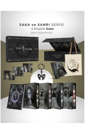 Saka ve Sanrı Serisi - 4 Kitaplık Yan Boyamalı Kutu
