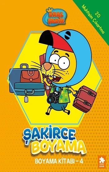 Şakirce Boyama Kitabı - 4 - Kral Şakir