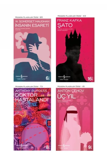 Şato + Insanın Esareti + Üç Yıl + Doktor Hastalandı- 4 Kitap Set - Iş Bankası Özel Set Şato Kitabı