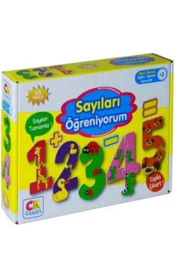 Sayıları Öğreniyorum Okul Öncesi Eğitici-Öğretici Oyun Seti