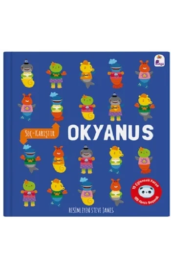 Seç – Karıştır : Okyanus (15 Eğlenceli Parça, 120 Farklı Seçenek) (Ciltli)