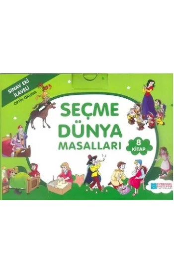 Seçme Dünya Masalları (8 Kitap - Düz Yazılı)