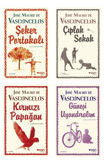 Şeker Portakalı + Çıplak Sokak + Kırmızı Papağan + Güneşi Uyandıralım- 4 Kitap Set