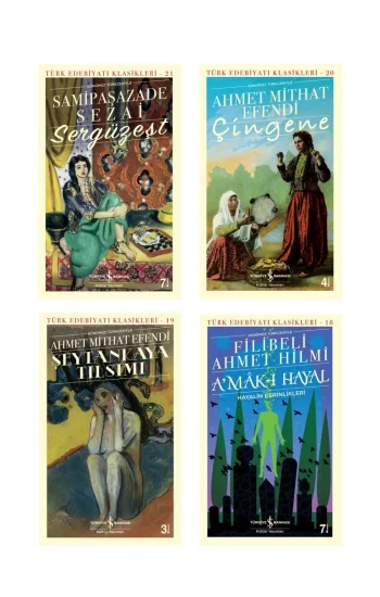 Sergüzeşt (günümüz Türkçesiyle) + Şeytankaya Tılsımı + Çingene + Amak-ı Hayal- 4 Kitap Set - Iş Ban