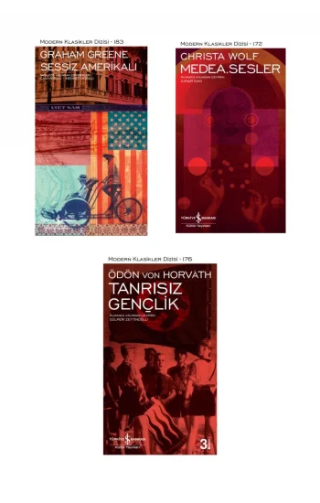 Sessiz Amerikalı + Medea. Sesler + Tanrısız Gençlik- 3 Kitap Set - Iş Bankası Özel Set Sessiz Amerik