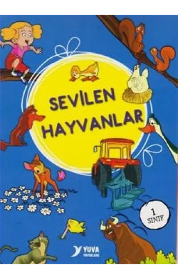Sevilen Hayvanlar Serisi Düz Yazılı 1. Sınıf (10 Kitap Set)
