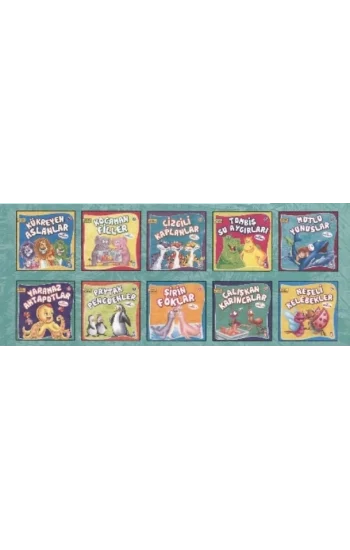 Sevimli Hayvanlar (10 Kitap Set - 1)