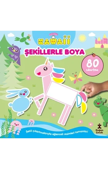 Sevimliler Kawaii  Şekillerle Boya